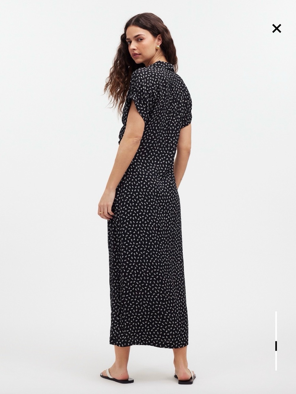 Madewell Button-Front Midi Shirtdress in Floral - Picture 5 of 8